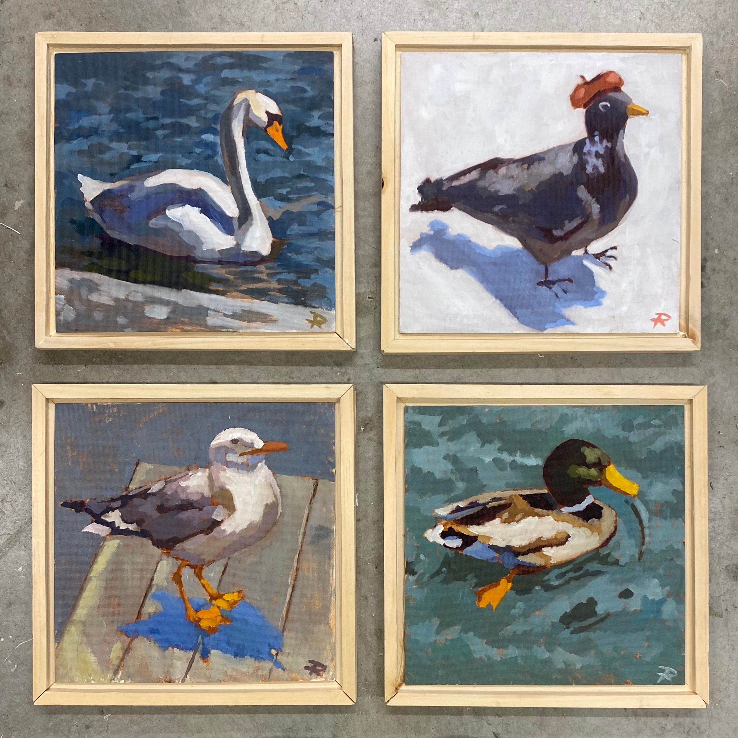 Ducking Around 8x8"